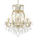 Canada LED 38.6 inch Satin Brass Chandelier Ceiling Light
